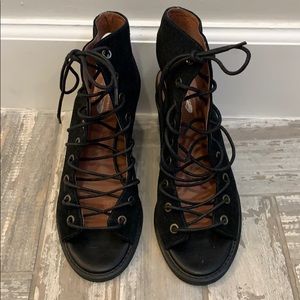 Jeffrey Campbell Minimal Lace Up Heels